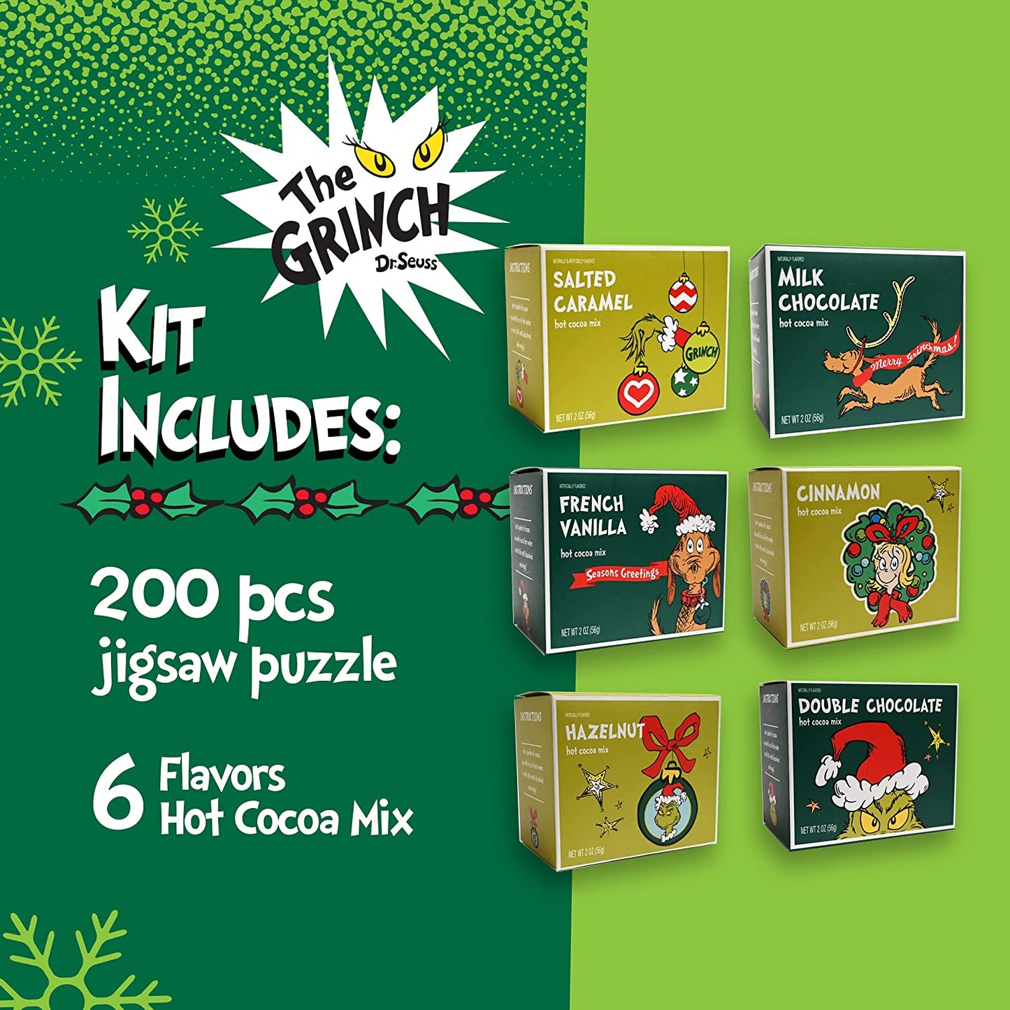 Grinch Puzzle & Cocoa Set