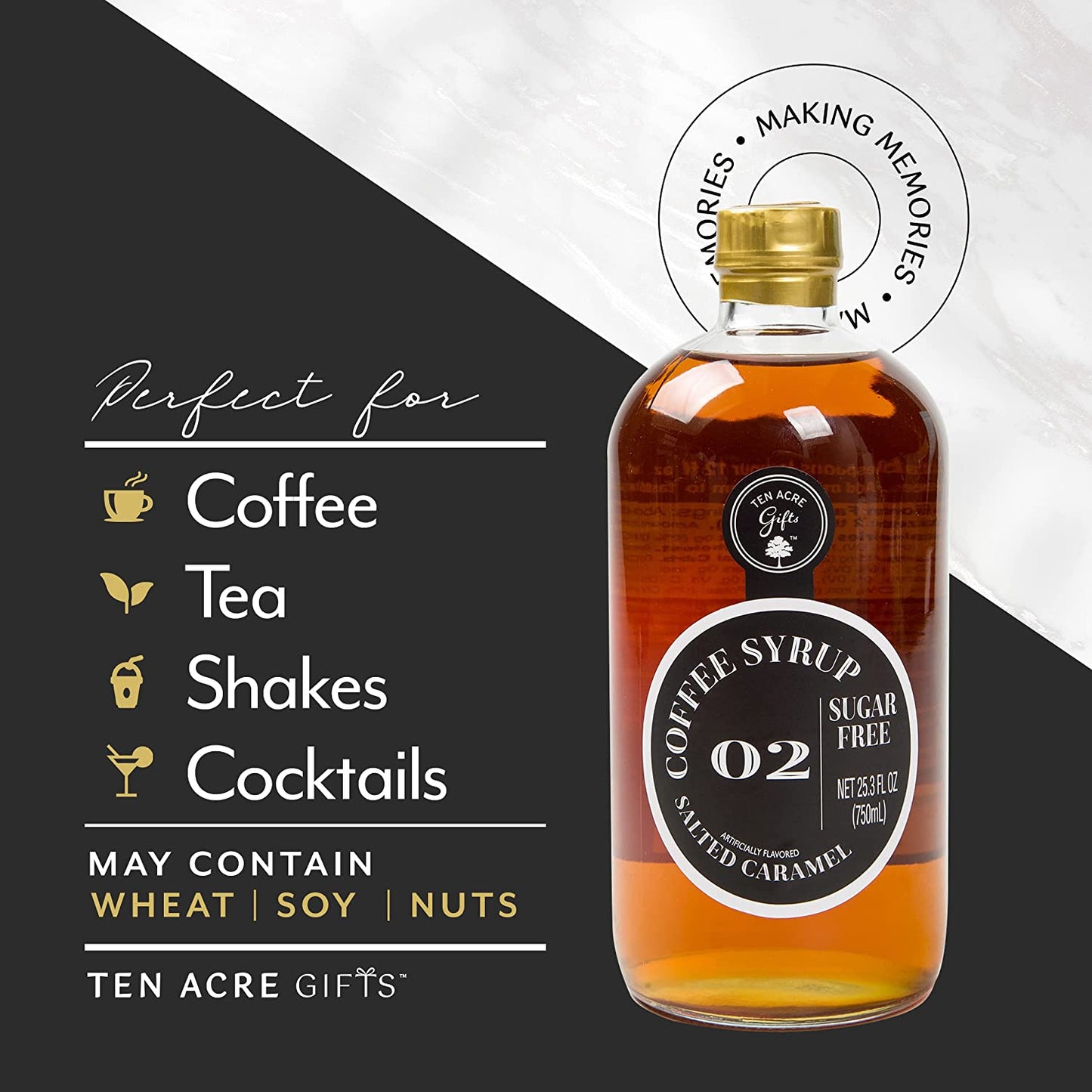Sugar Free Salted Caramel Coffee Syrup