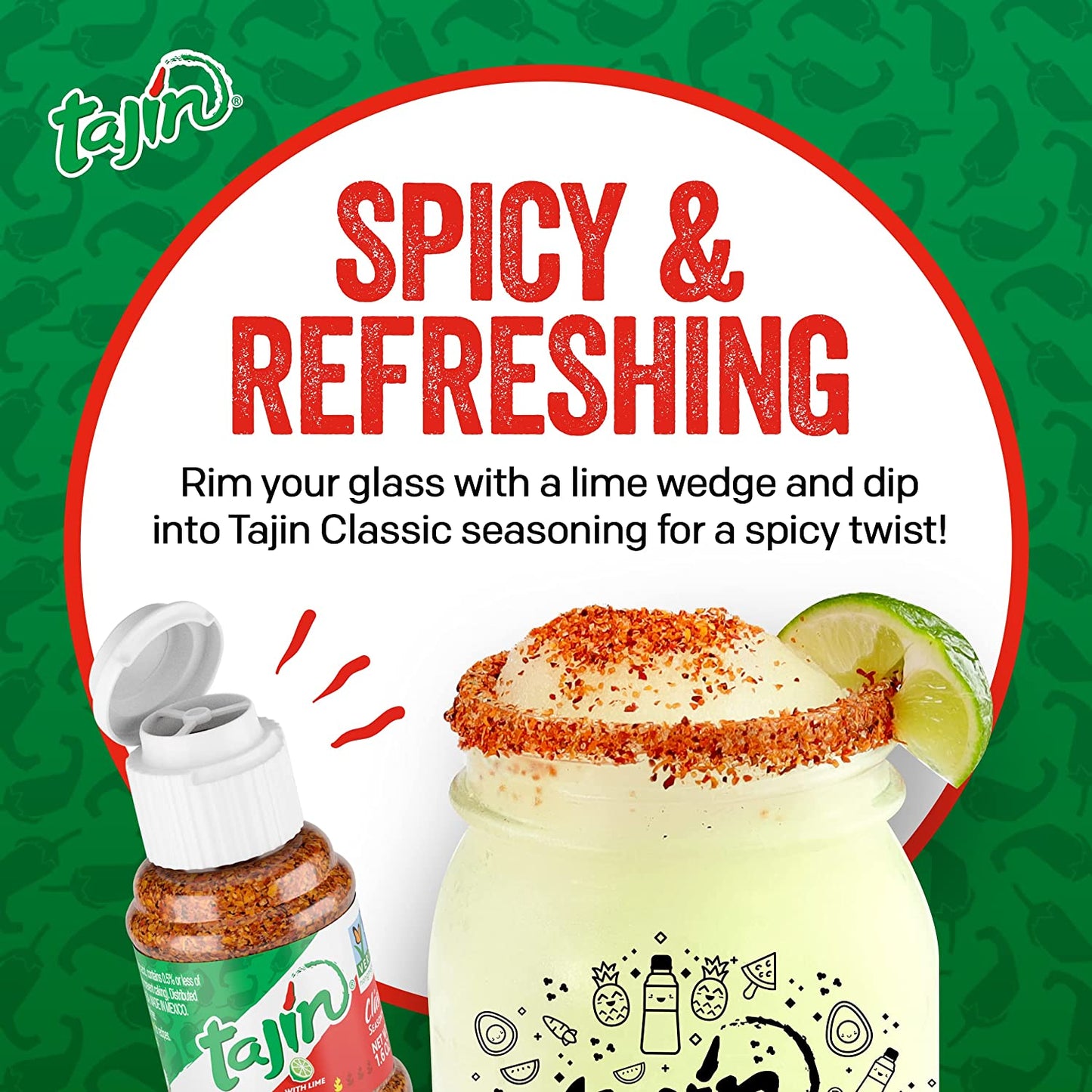 Tajin Pinwheel Cocktail Set