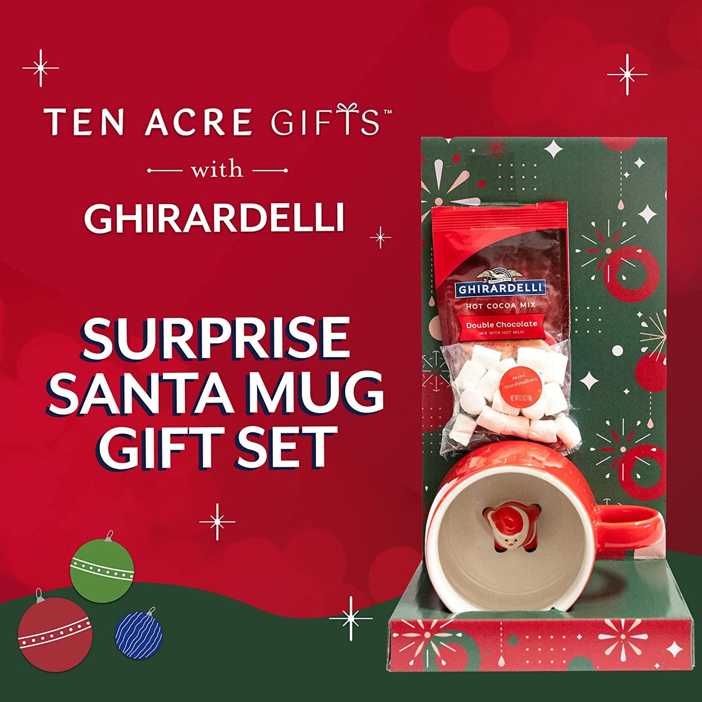 Santa Surprise Mug With Ghirardelli