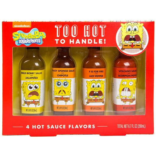 SpongeBob Hot Sauce - 4 Pack