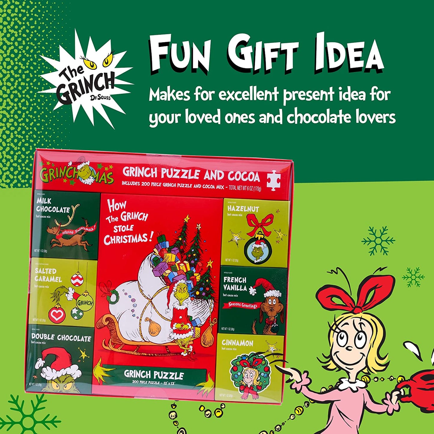 Grinch Puzzle & Cocoa Set