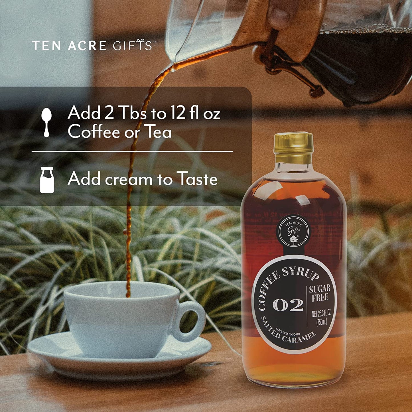 Sugar Free Salted Caramel Coffee Syrup