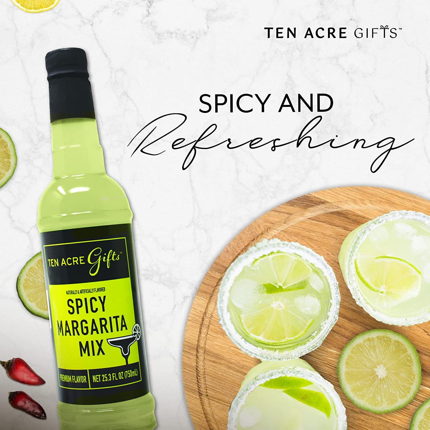 Natural Lime Margarita Mix – TC CRAFT Tequila