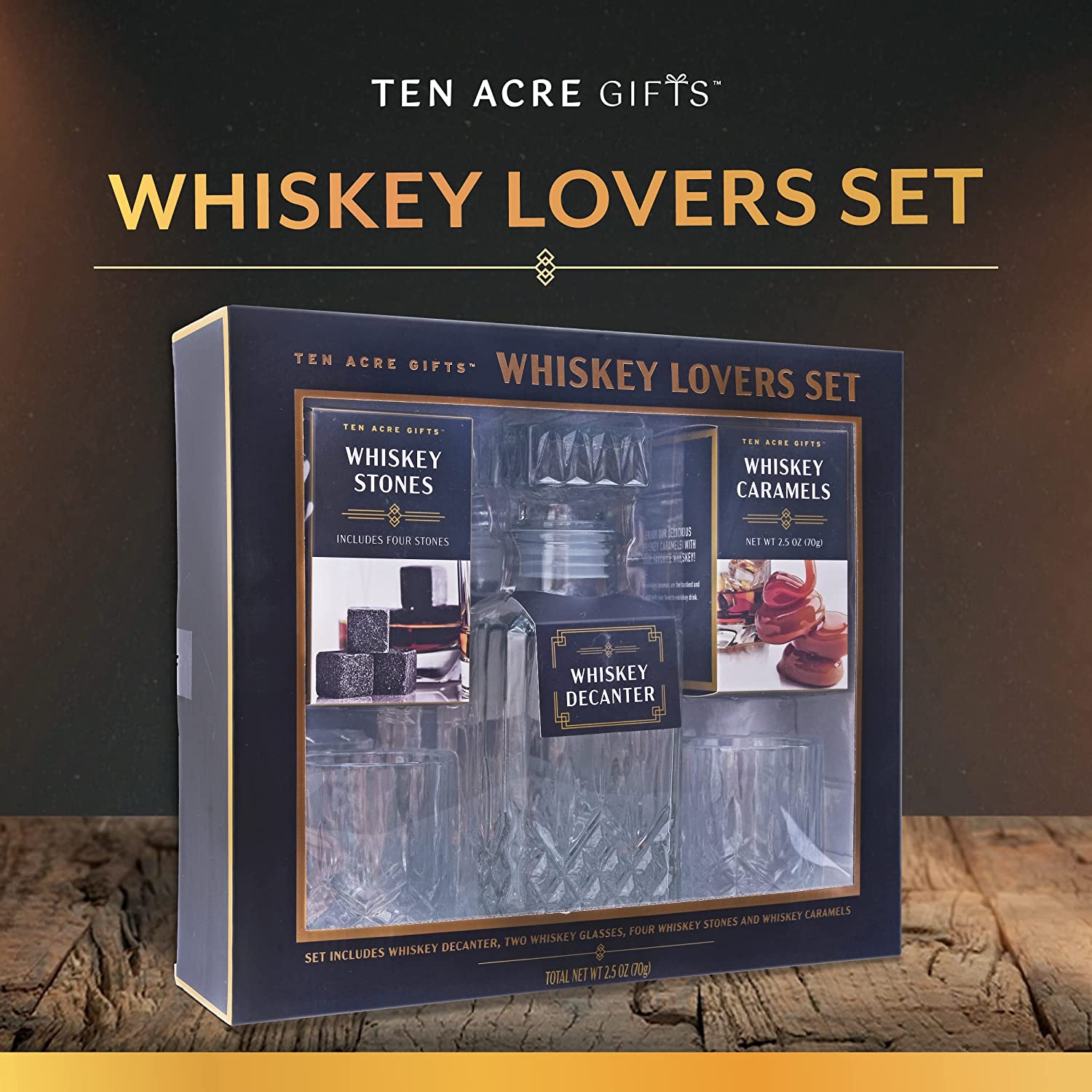 Whiskey Lovers Set – Ten Acre Gifts - Main Image