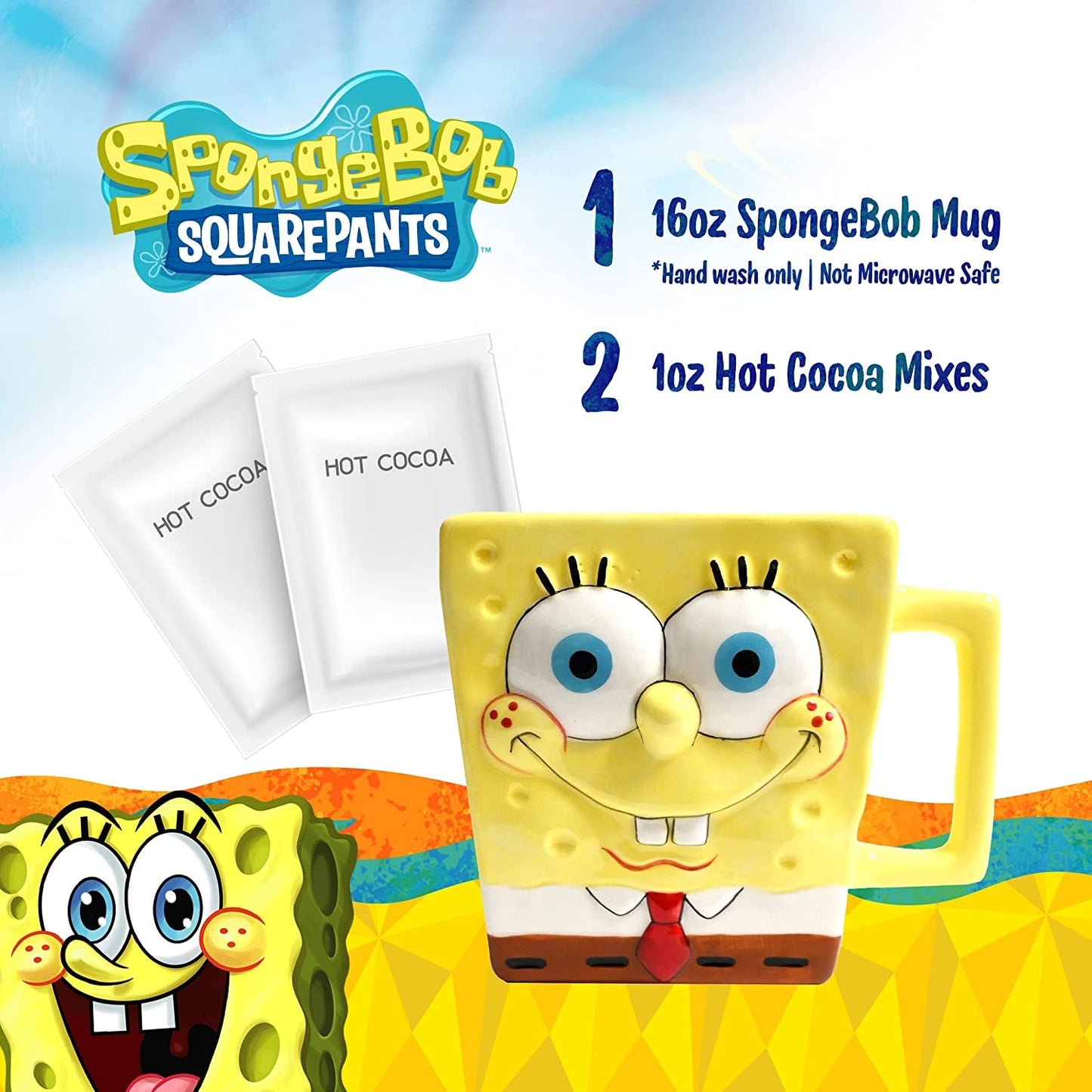 SpongeBob Mug & Hot Cocoa Set