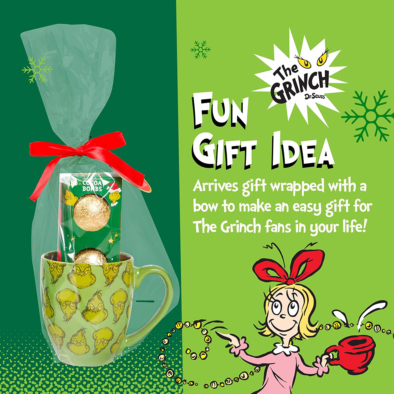 Grinch Cocoa Bomb Mug Set - 2 Pack – Ten Acre Gifts