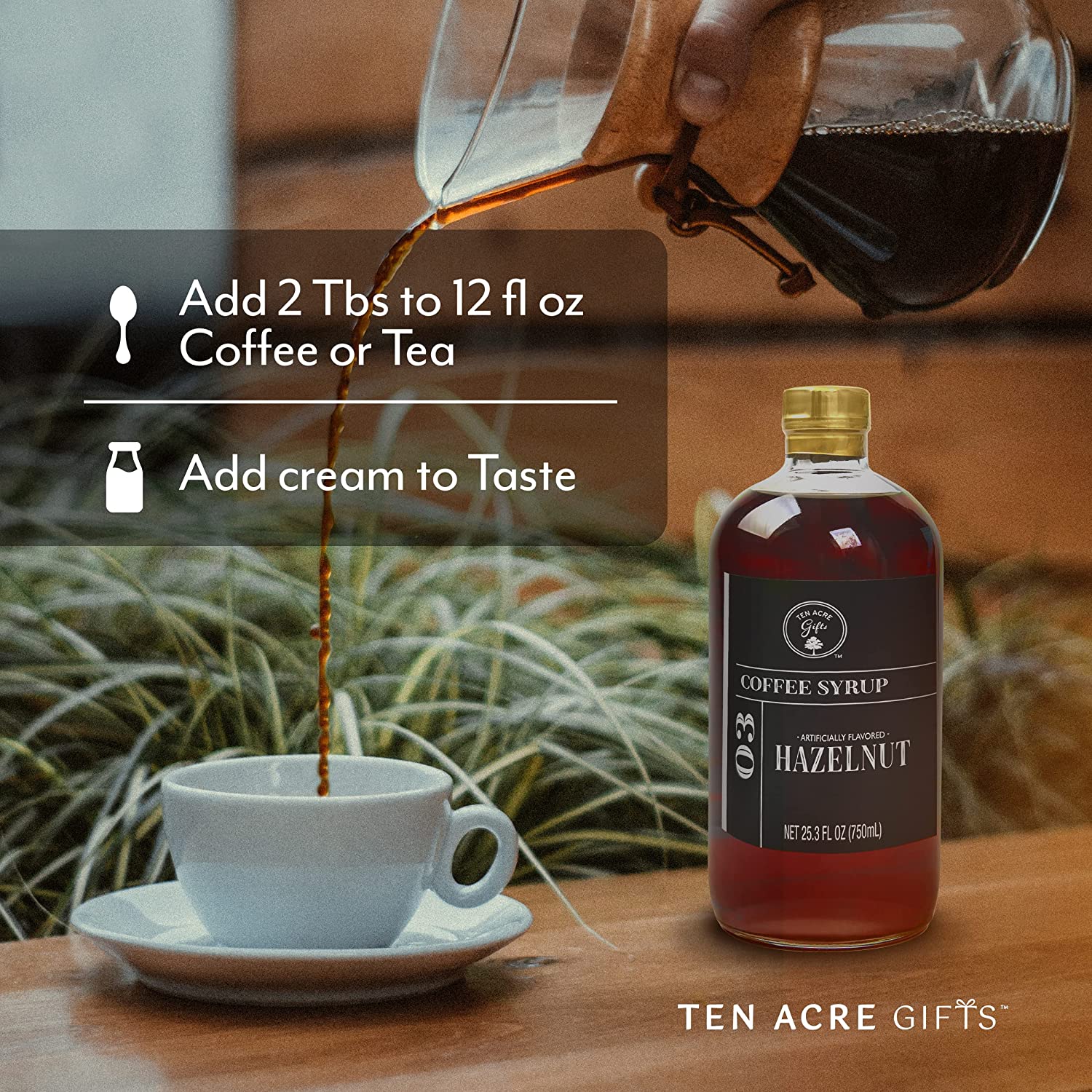 Hazelnut Coffee Syrup – Ten Acre Gifts