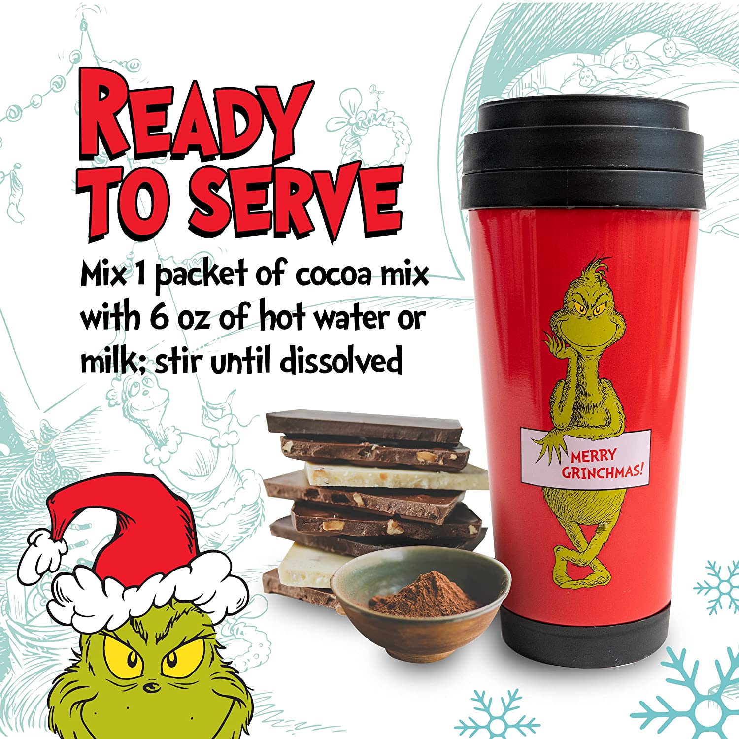 Grinch Stainless Steel Tumbler Set – Ten Acre Gifts