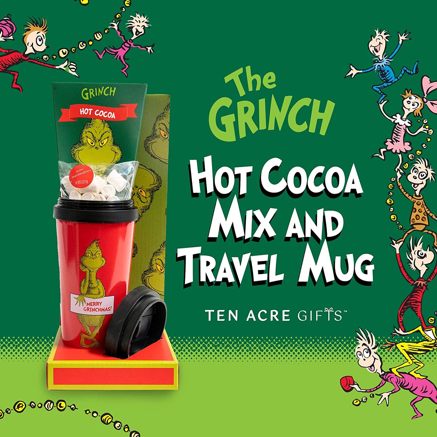 Grinch Stainless Steel Tumbler Set