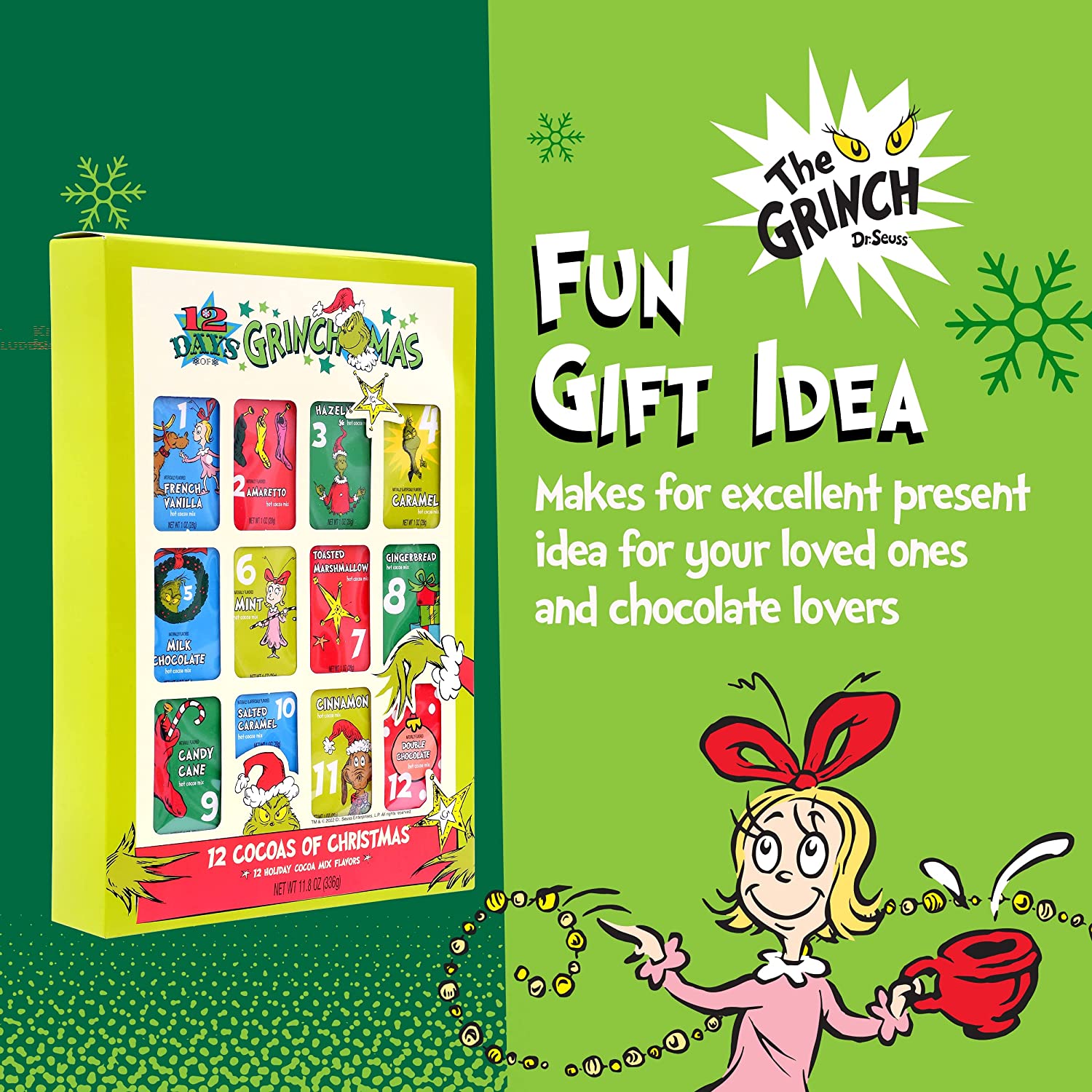 12 Cocoas Of Grinchmas – Ten Acre Gifts