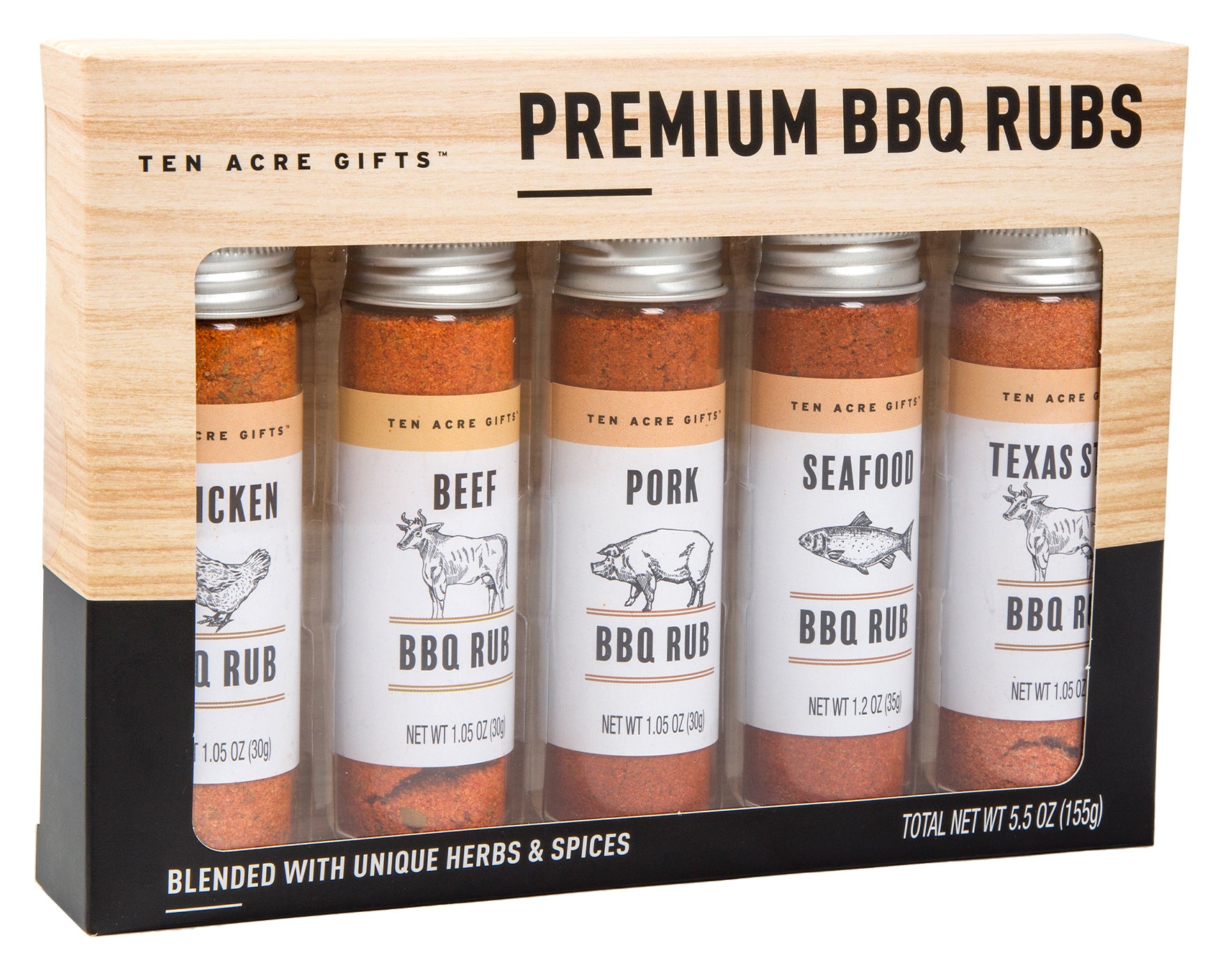 10-42 BBQ Rub Variety Pack Gift Set | 3 Great Flavors of Barbecue Rubs:  BBQ, Spicy, and Brisket | Meat Seasoning Dry Rub Spice for Smoking &  Grilling