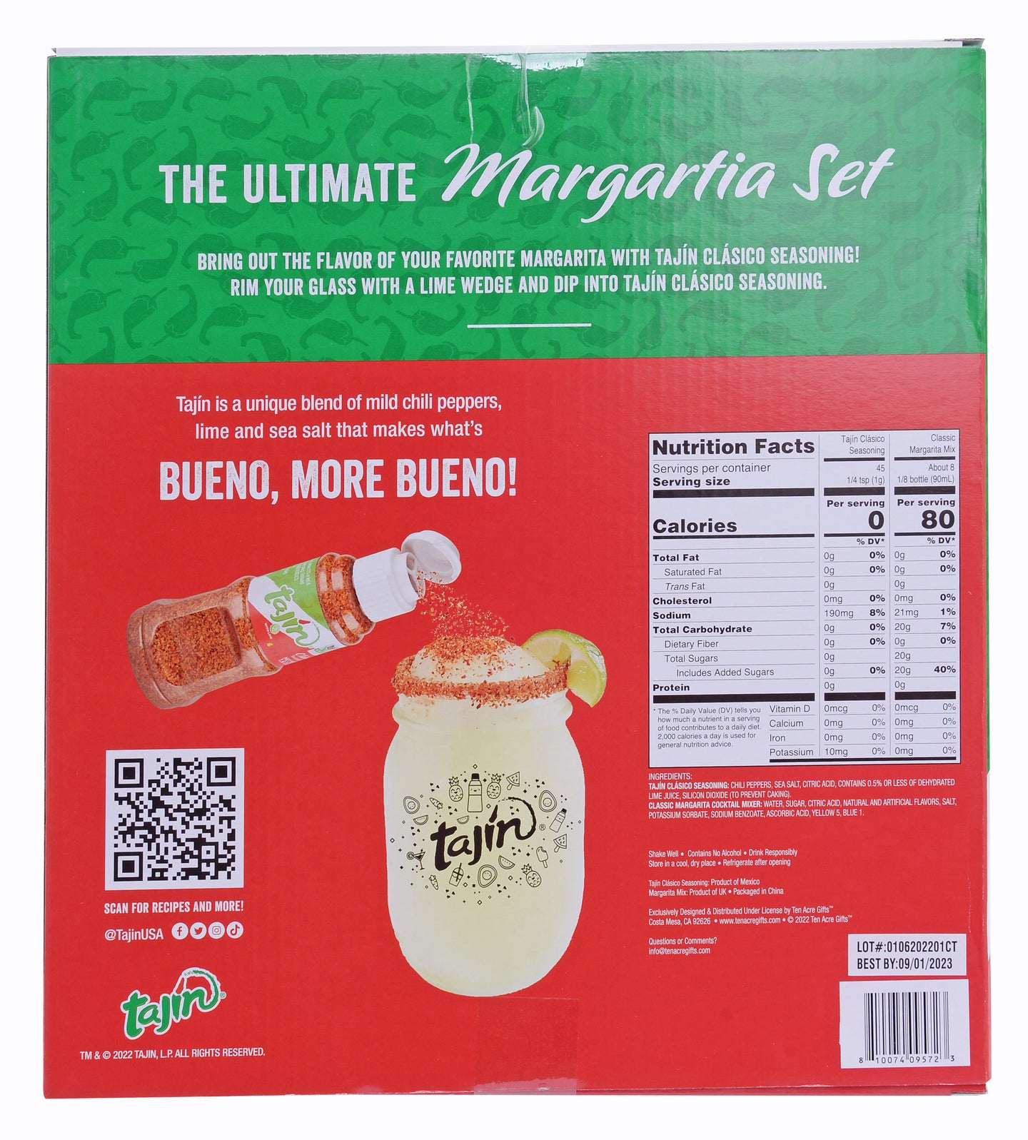 Tajin Margarita Set Ten Acre Gifts